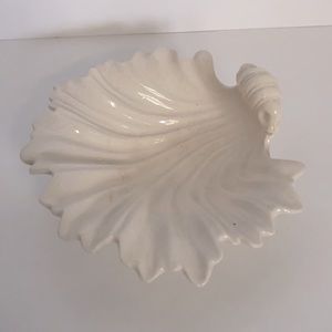 Vintage Ivory Shell Dish